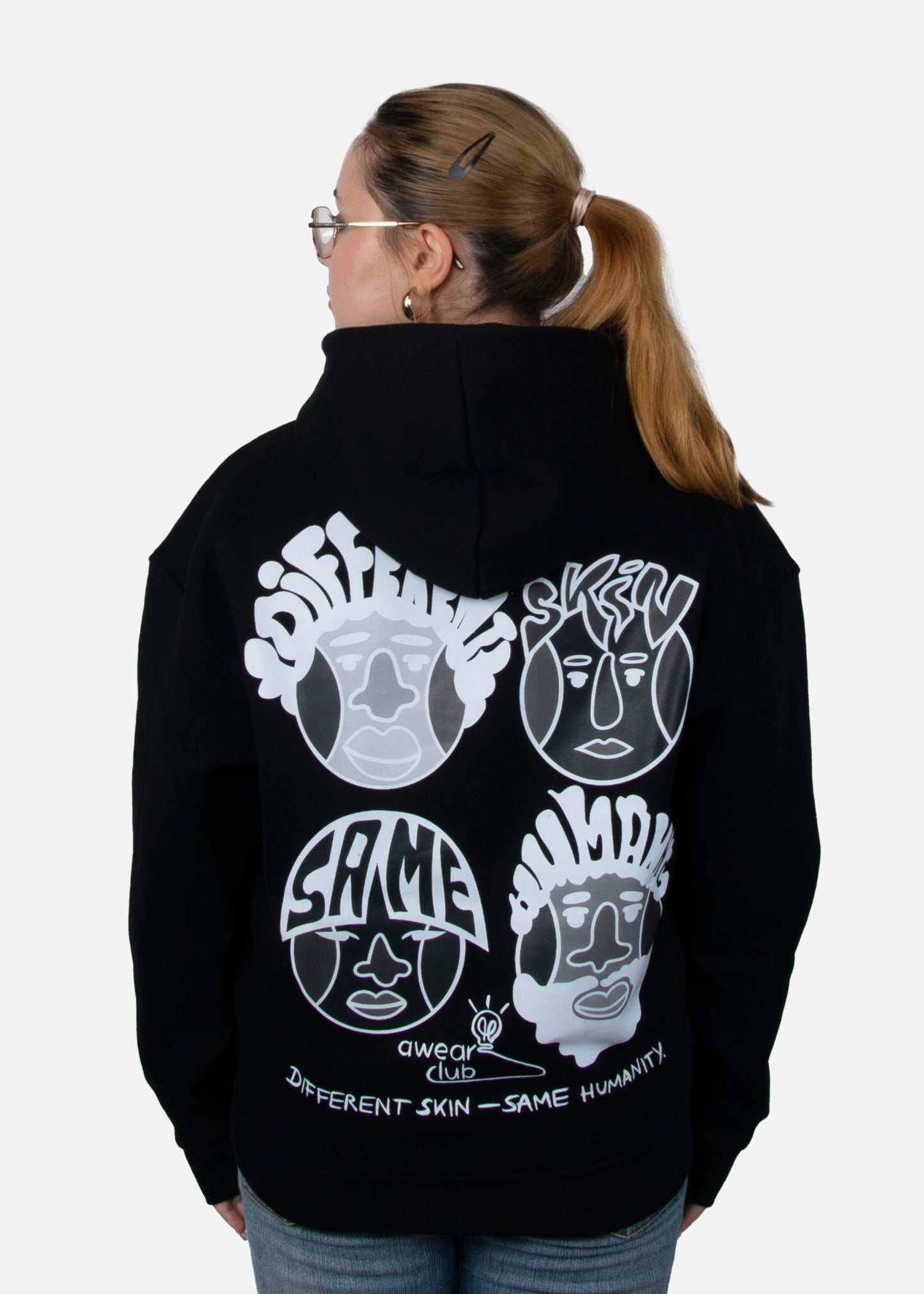 Skins – Same Humanity Dark Hoodie - Awear Club