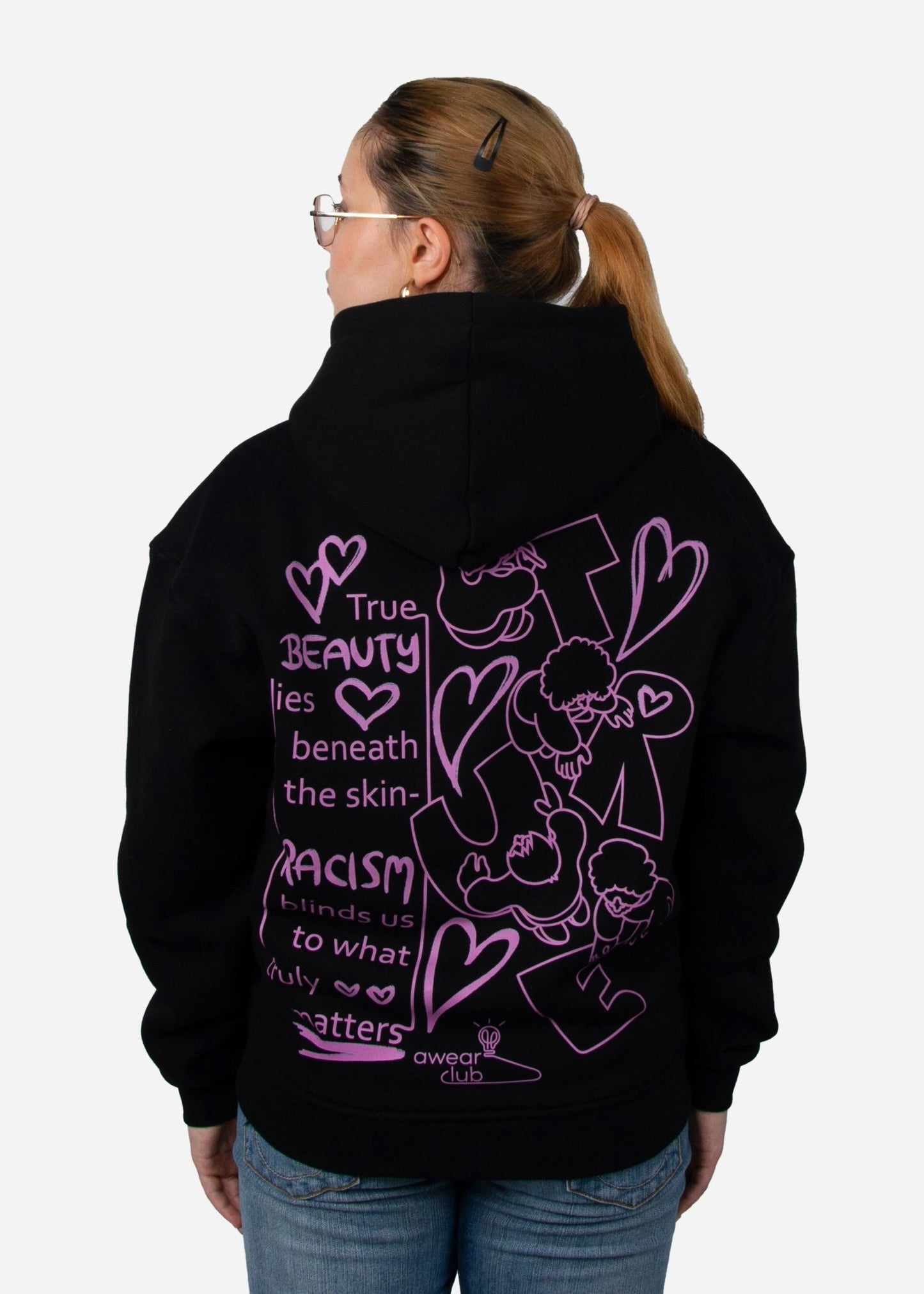 Skins – True Pink Hoodie - Awear Club